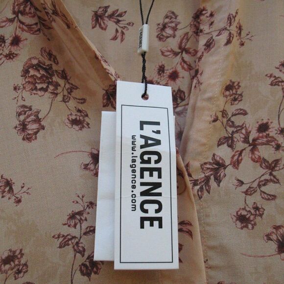 NWT L'agence Holly Floral Blouse - Picture 9 of 10